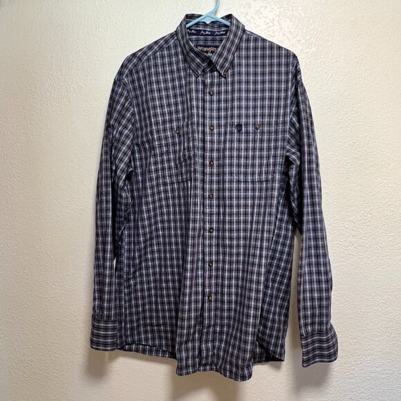 Wrangler George Strait Collection Long Sleeve Shirt Mens Size‎ LT - Picture 1 of 16